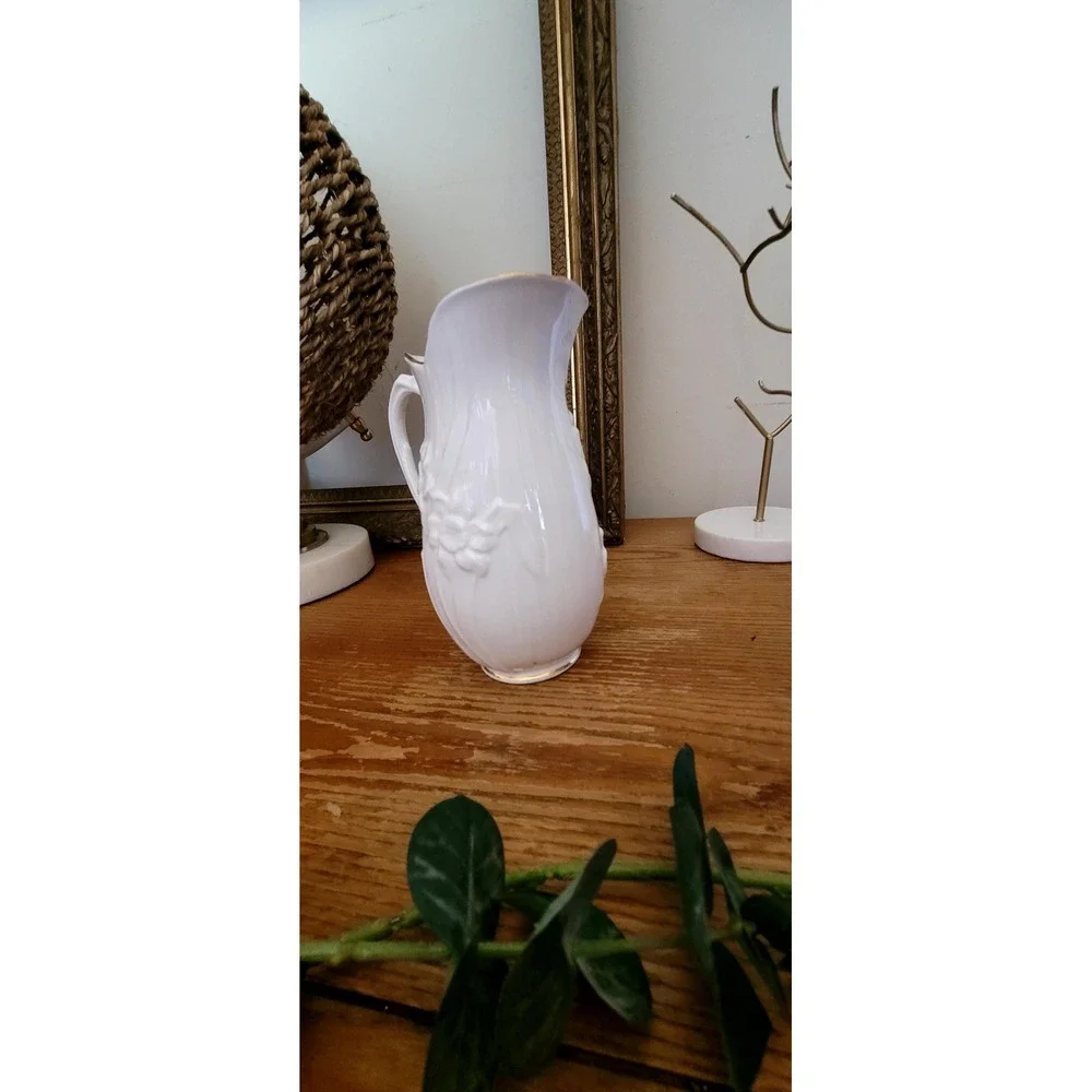 Vintage St. George Fine China Pitcher English Countryside Cottagecore Cozy Vibes
